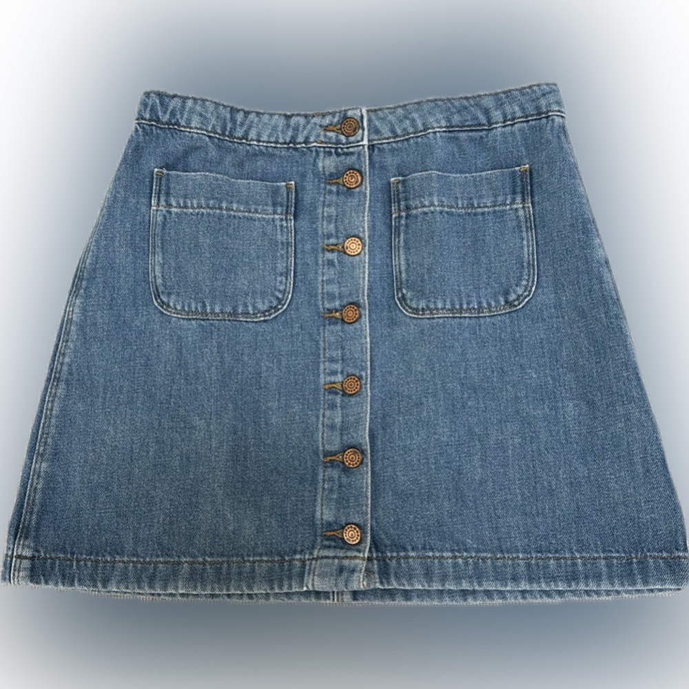 Zara TRF Denim Skirt Size XS